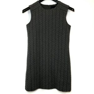 Cynthia Rowley Grey Braided Cable Knit Dress S